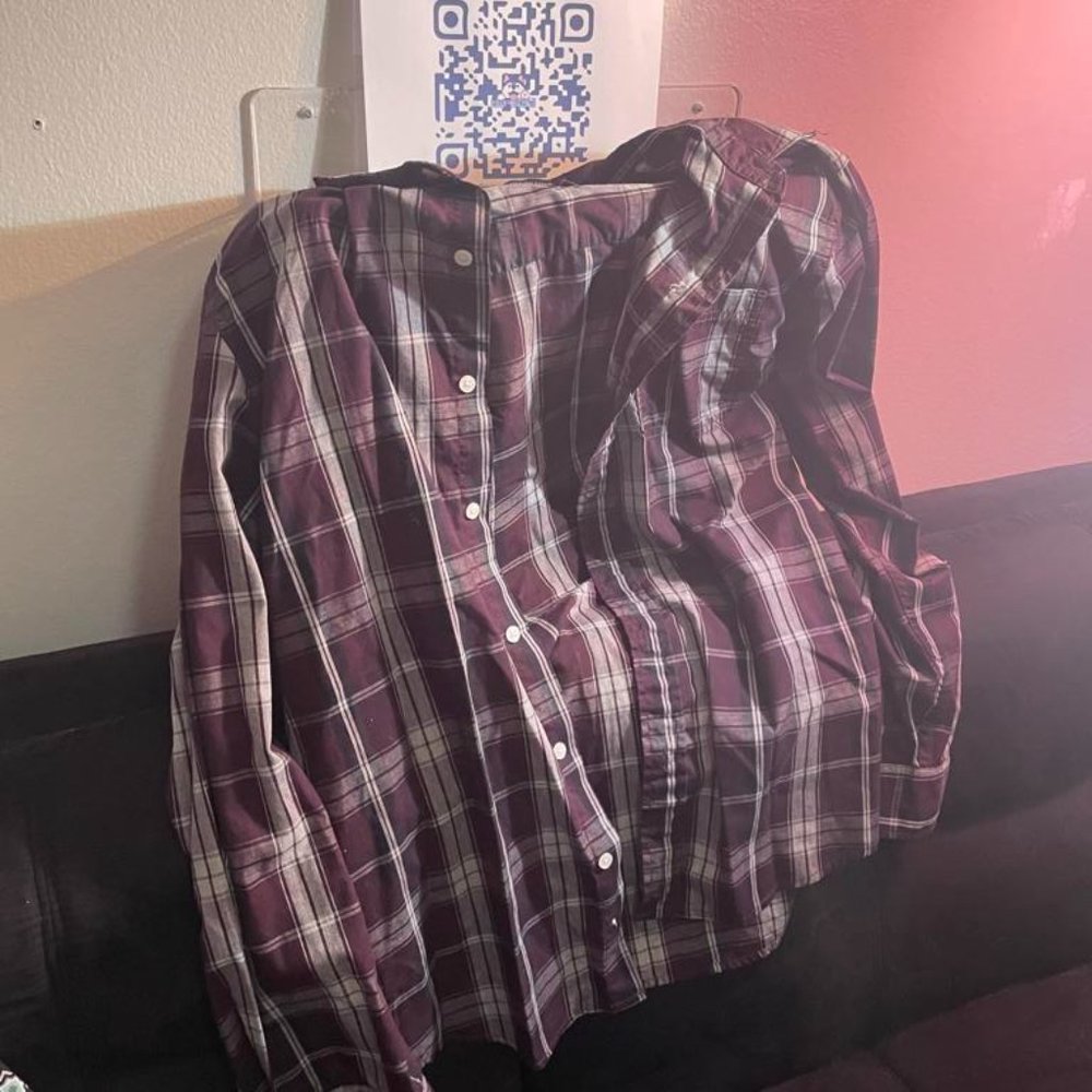 Men's Urban Pipeline™ Long-Sleeve Button-Down Shirt (Medium)